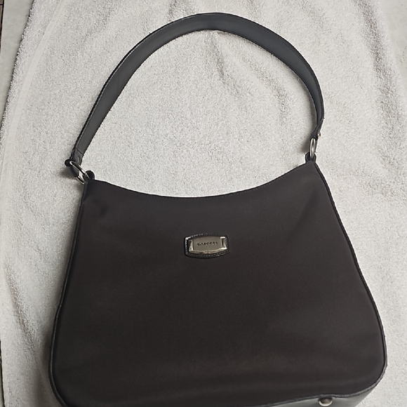 Rosetti Handbags - Rosetti Black Shoulder Bag with Silver Plaque